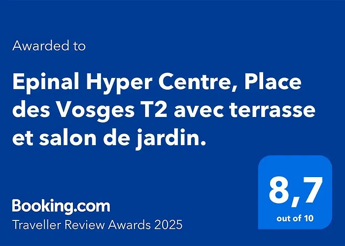 Epinal Hyper Centre, Place Des Vosges T2 Avec Terrasse Et Salon De Jardin.